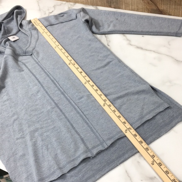 Cabi Gray Heather‎ Easy Hoodie Womens Small Step Hem Pullover Loungewear - Picture 10 of 11